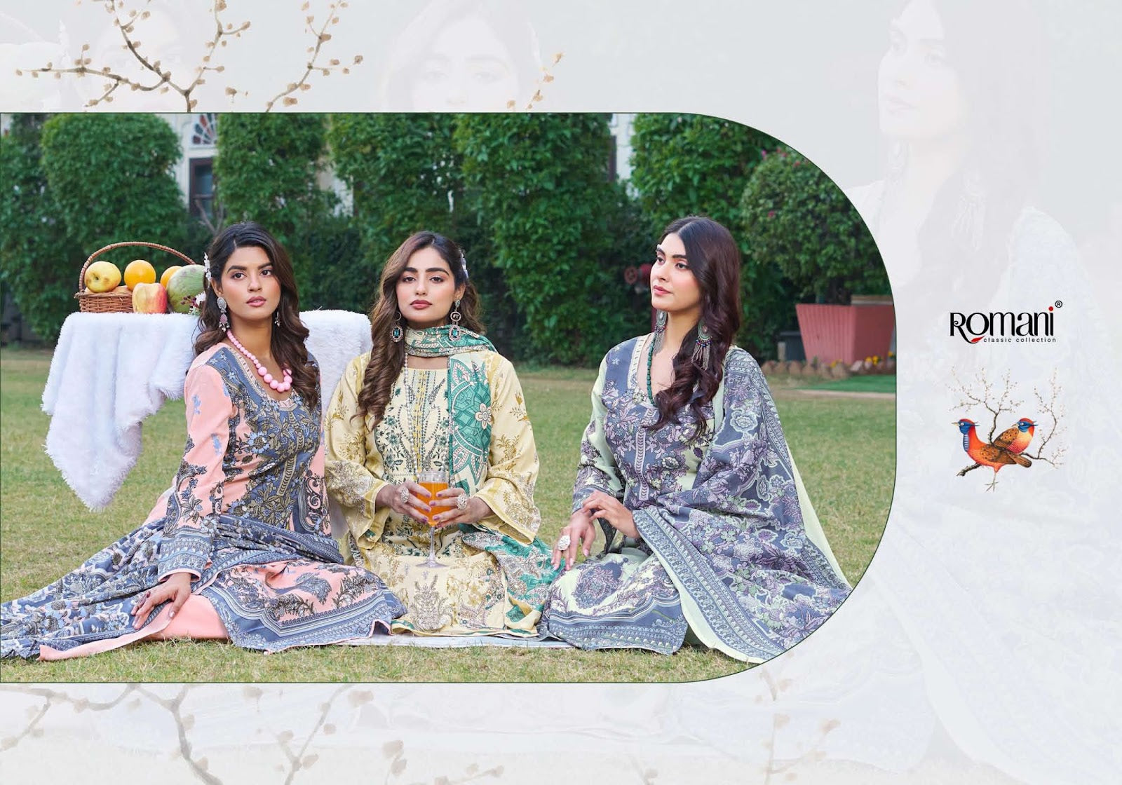 Rimsha Romani Cotton Karachi Salwar Suits Manufacturer India