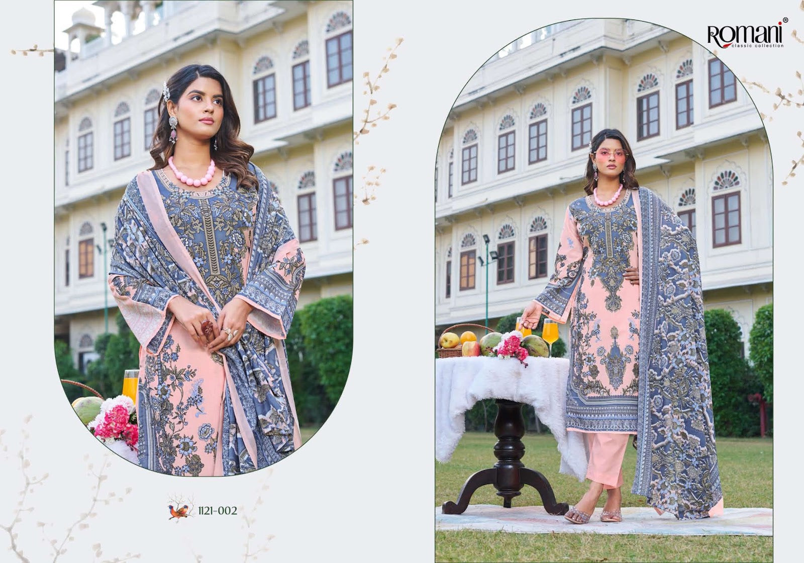 Rimsha Romani Cotton Karachi Salwar Suits Manufacturer India