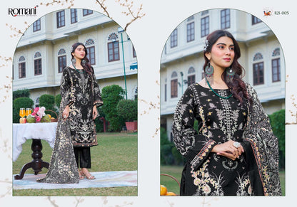 Rimsha Romani Cotton Karachi Salwar Suits Manufacturer India
