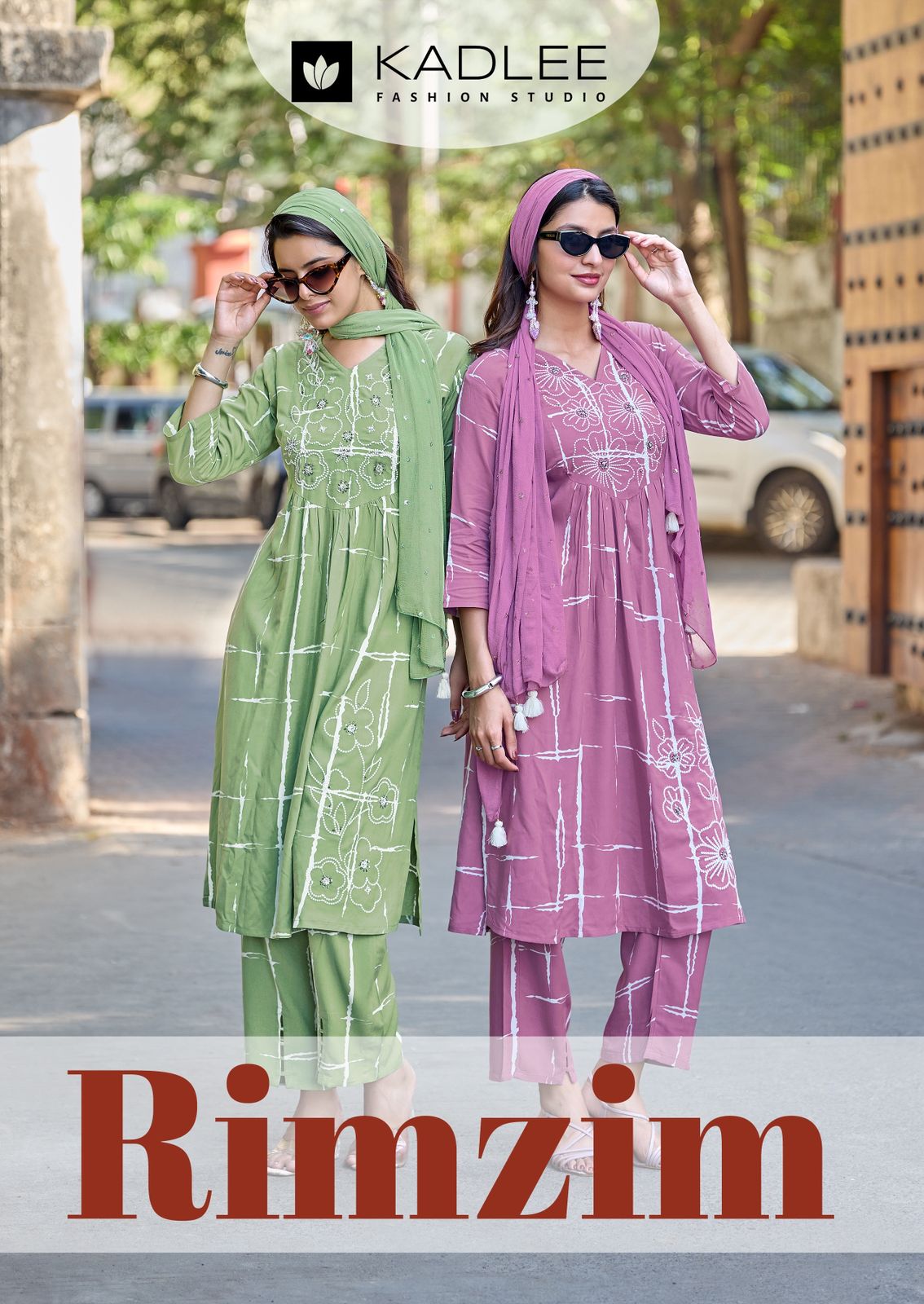 Rimzim Kadlee Rayon Readymade Pant Style Suits Wholesale Price