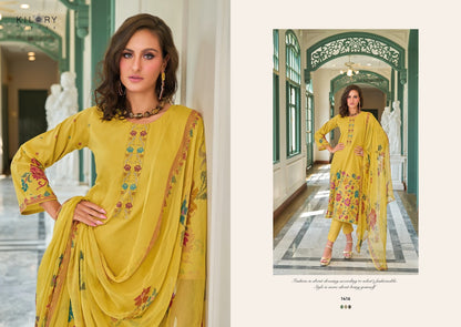 Rinaaz Kilory Pure Lawn Pant Style Suits Wholesaler India