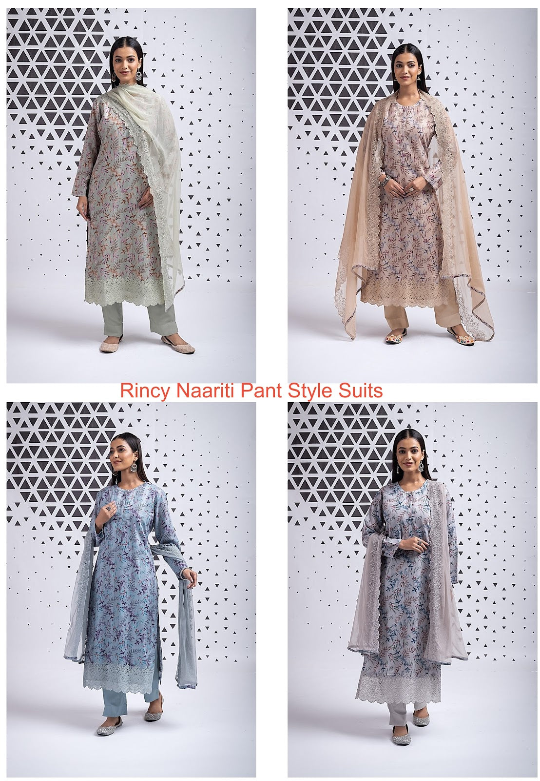 Rincy Naariti Cotton Pant Style Suits Supplier