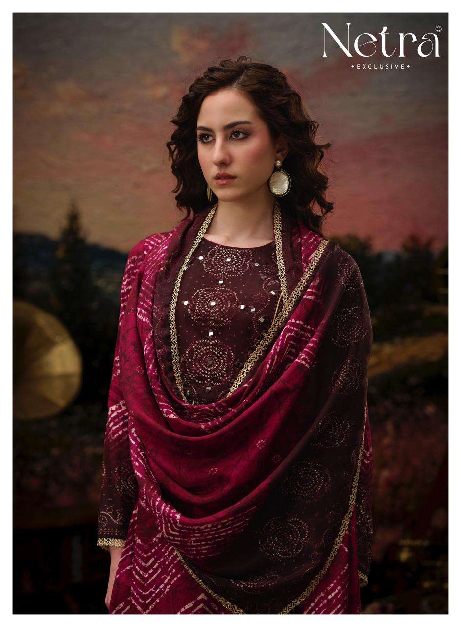 Rinkal Netra Bemberg Pant Style Suits Exporter Gujarat