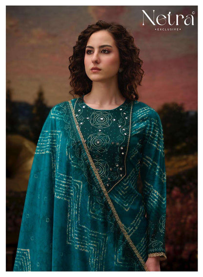 Rinkal Netra Bemberg Pant Style Suits Exporter Gujarat