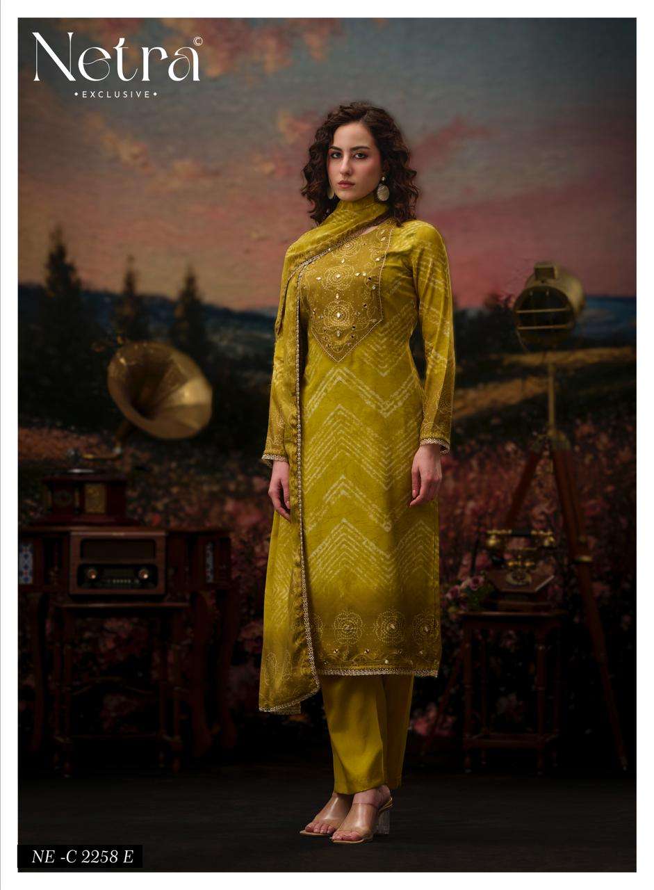 Rinkal Netra Bemberg Pant Style Suits Exporter Gujarat