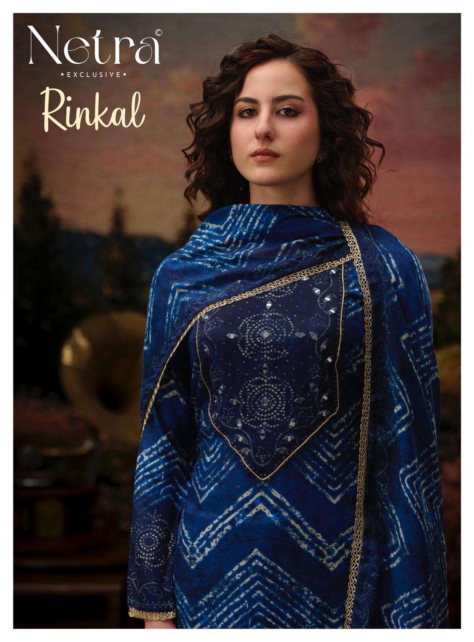 Rinkal Netra Bemberg Pant Style Suits Exporter Gujarat