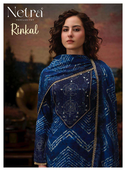 Rinkal Netra Bemberg Pant Style Suits Exporter Gujarat