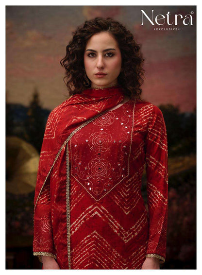 Rinkal Netra Bemberg Pant Style Suits Exporter Gujarat