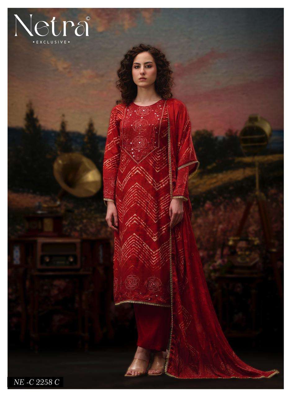 Rinkal Netra Bemberg Pant Style Suits Exporter Gujarat
