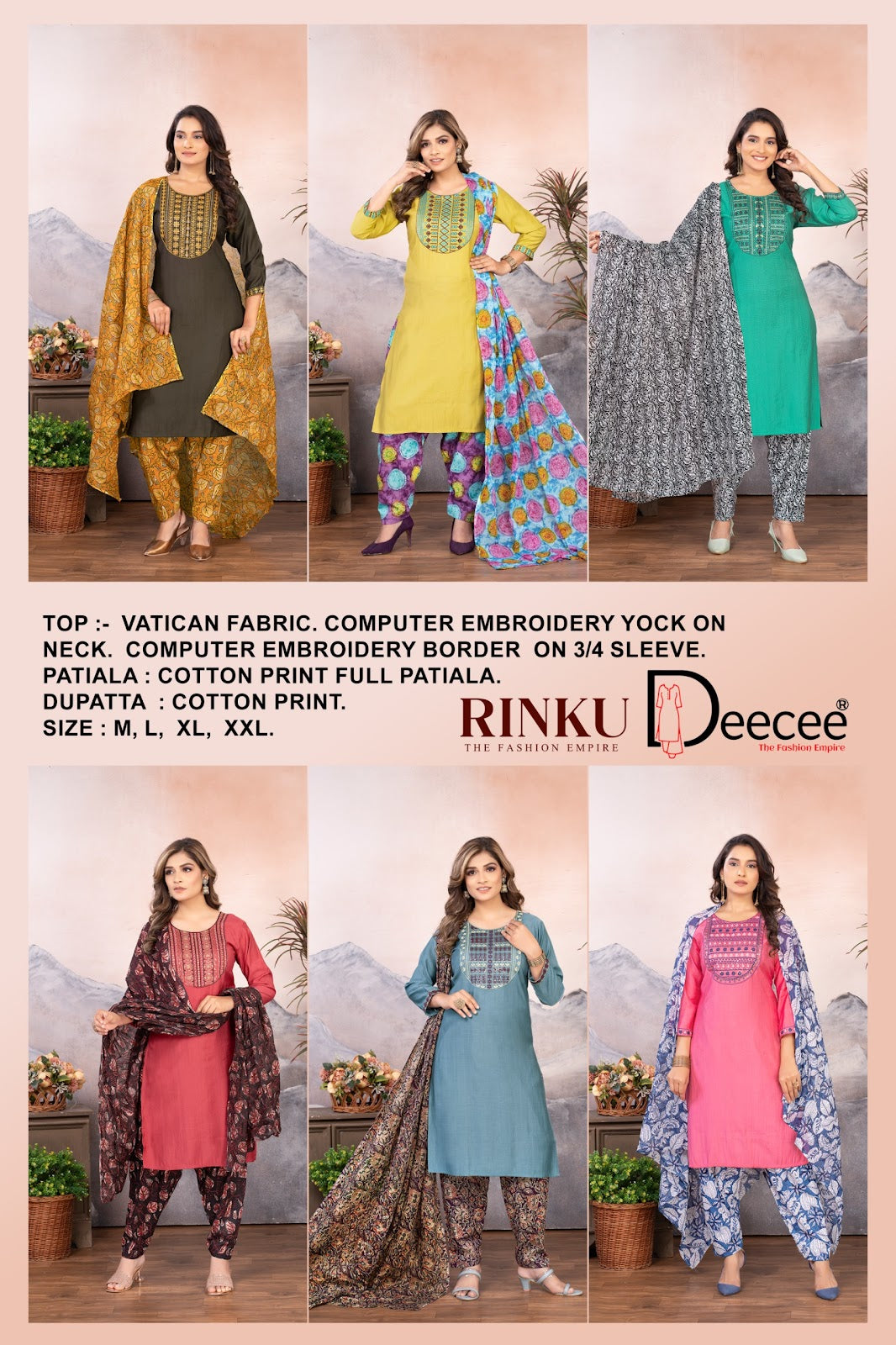 Rinku Deecee Vatican Readymade Patiyala Suits Supplier