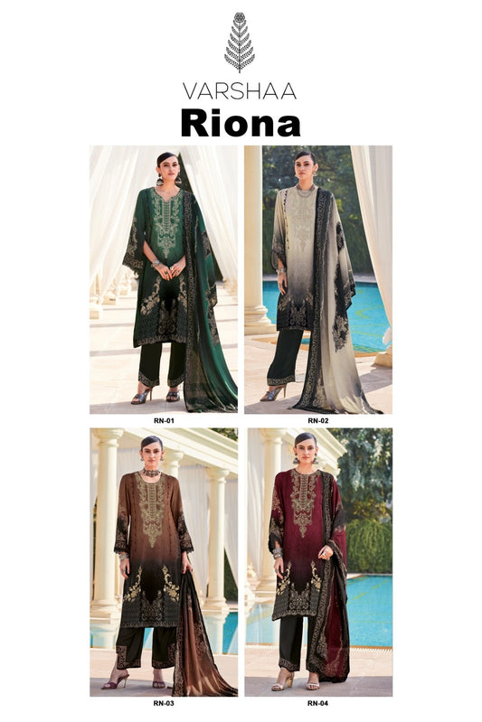 Riona Varshaa Viscose Muslin Pakistani Salwar Suits Wholesaler Ahmedabad