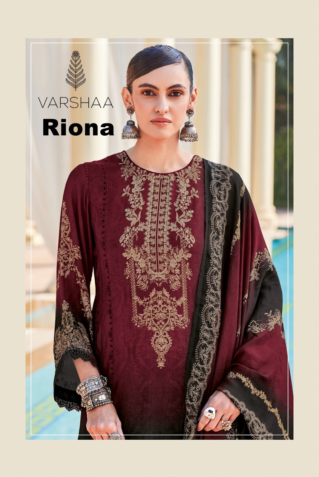 Riona Varshaa Viscose Muslin Pakistani Salwar Suits Wholesaler Ahmedabad