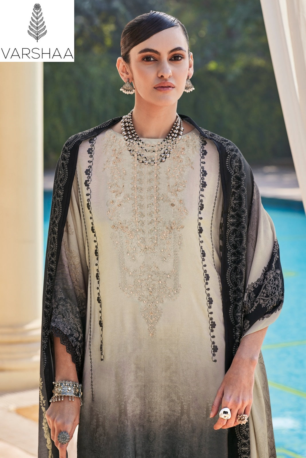 Riona Varshaa Viscose Muslin Pakistani Salwar Suits Wholesaler Ahmedabad