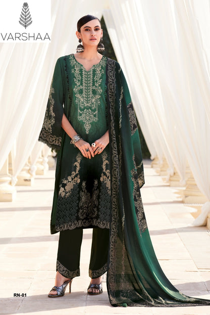Riona Varshaa Viscose Muslin Pakistani Salwar Suits Wholesaler Ahmedabad
