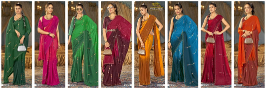 Risha Vallabhi Prints Georgette Sarees Manufacturer Ahmedabad