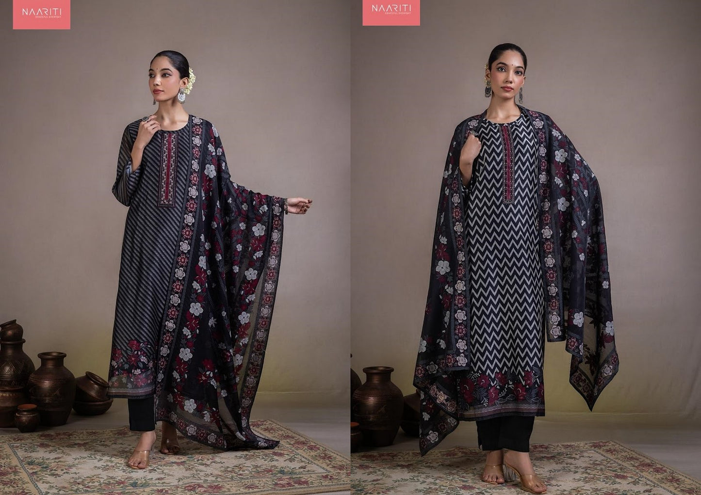 Rishika Naariti Tissue Silk Pant Style Suits Manufacturer India