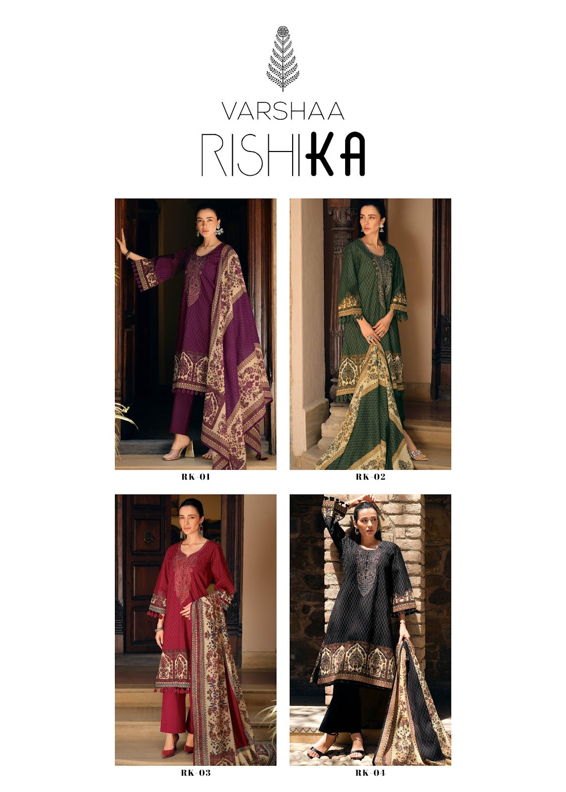 Rishika Varshaa Woven Pant Style Suits Wholesale