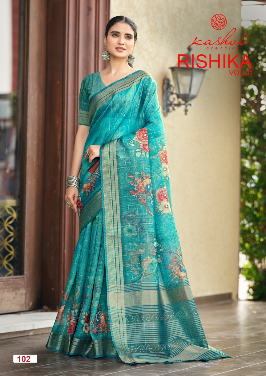 Rishika Vol 1 Kashvi Creation Sarees Supplier India