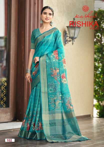 Rishika Vol 1 Kashvi Creation Sarees Supplier India