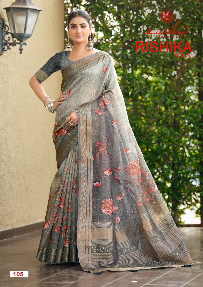 Rishika Vol 1 Kashvi Creation Sarees Supplier India