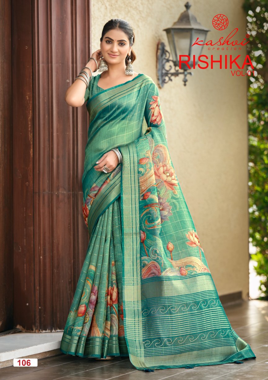Rishika Vol 1 Kashvi Creation Sarees Supplier India
