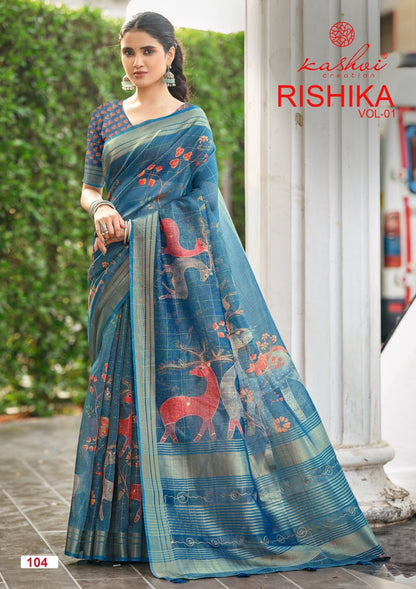 Rishika Vol 1 Kashvi Creation Sarees Supplier India