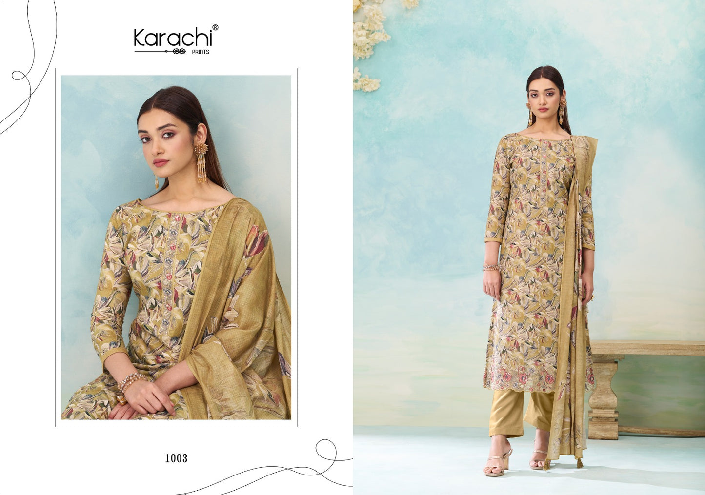 Rishta 1001 Karachi Prints Pure Lawn Pant Style Suits Wholesale