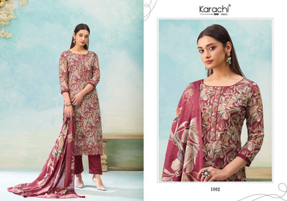 Rishta 1001 Karachi Prints Pure Lawn Pant Style Suits Wholesale