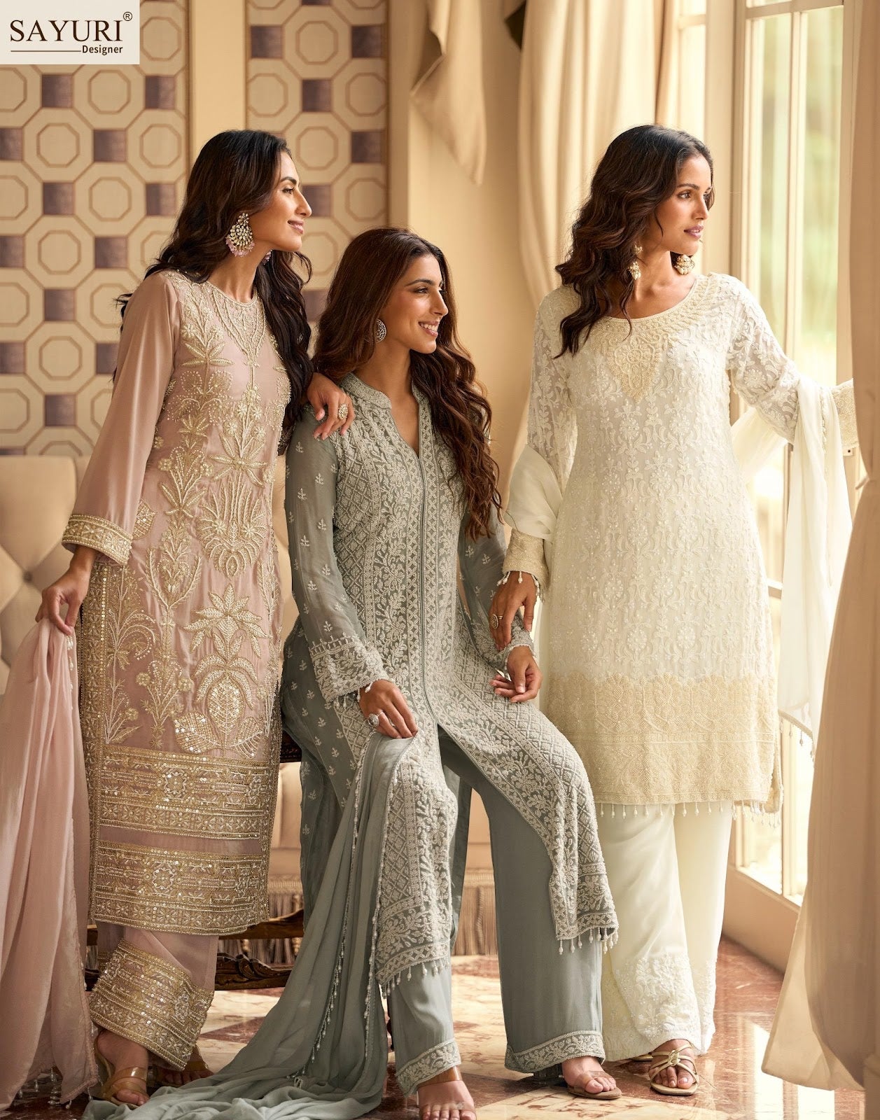 Rishta Sayuri Georgette Readymade Suits Wholesale Rate