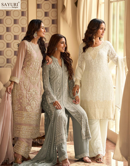 Rishta Sayuri Georgette Readymade Suits Wholesale Rate