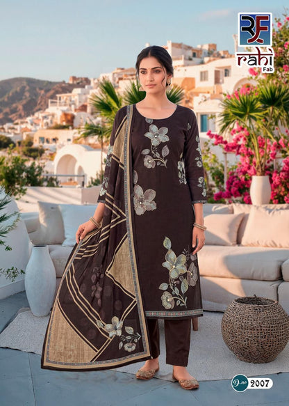 Rising Gold Vol 2 Rahi Fab Cotton Karachi Salwar Suits Supplier India