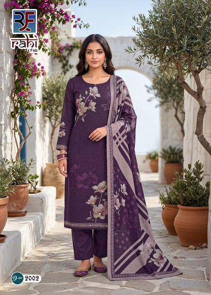 Rising Gold Vol 2 Rahi Fab Cotton Karachi Salwar Suits Supplier India