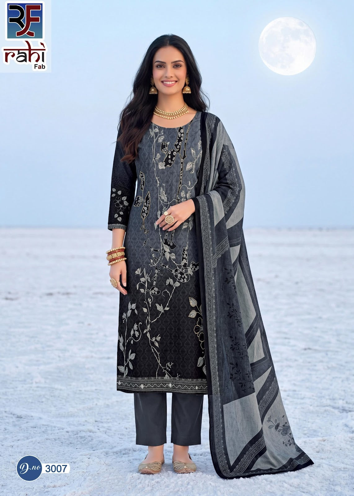 Rising Gold Vol 3 Rahi Fab Cotton Karachi Salwar Suits Wholesaler