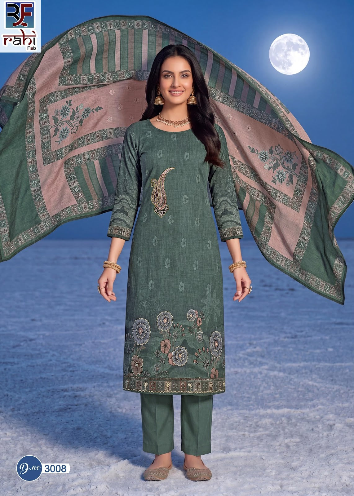 Rising Gold Vol 3 Rahi Fab Cotton Karachi Salwar Suits Wholesaler