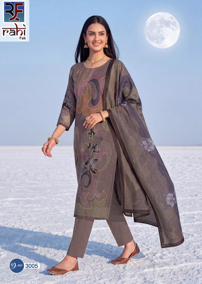Rising Gold Vol 3 Rahi Fab Cotton Karachi Salwar Suits Wholesaler