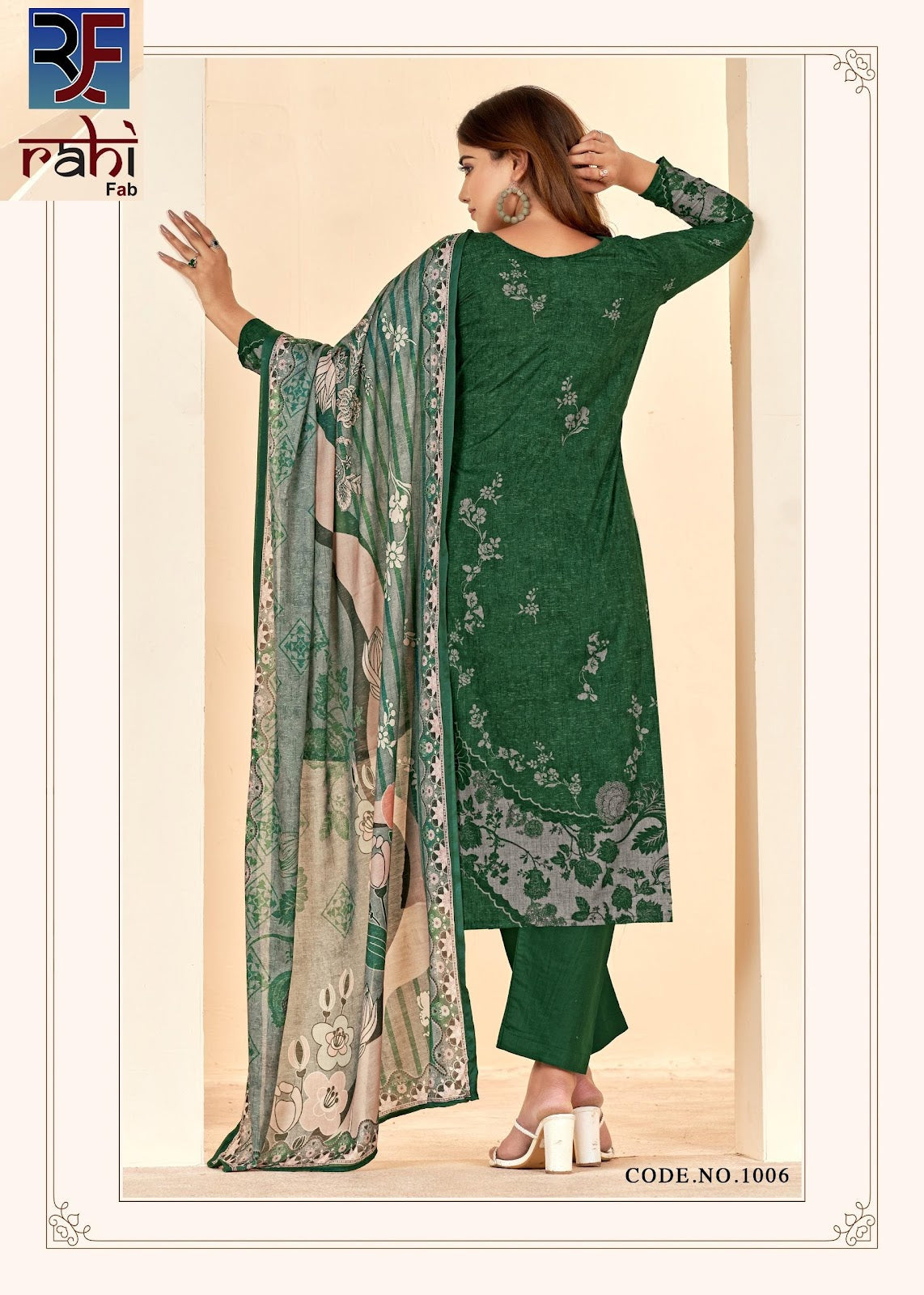 Rising Silver Rahi Fab Cotton Karachi Readymade Suits Wholesale Price