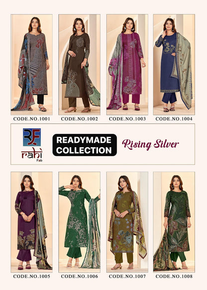 Rising Silver Rahi Fab Cotton Karachi Readymade Suits Wholesale Price