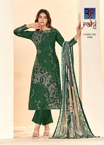 Rising Silver Rahi Fab Cotton Karachi Readymade Suits Wholesale Price