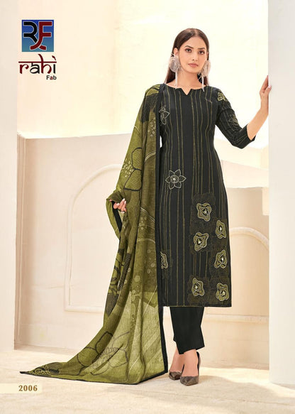 Rising Silver Vol 2 Rahi Fab Pure Cotton Karachi Salwar Suits Manufacturer Gujarat