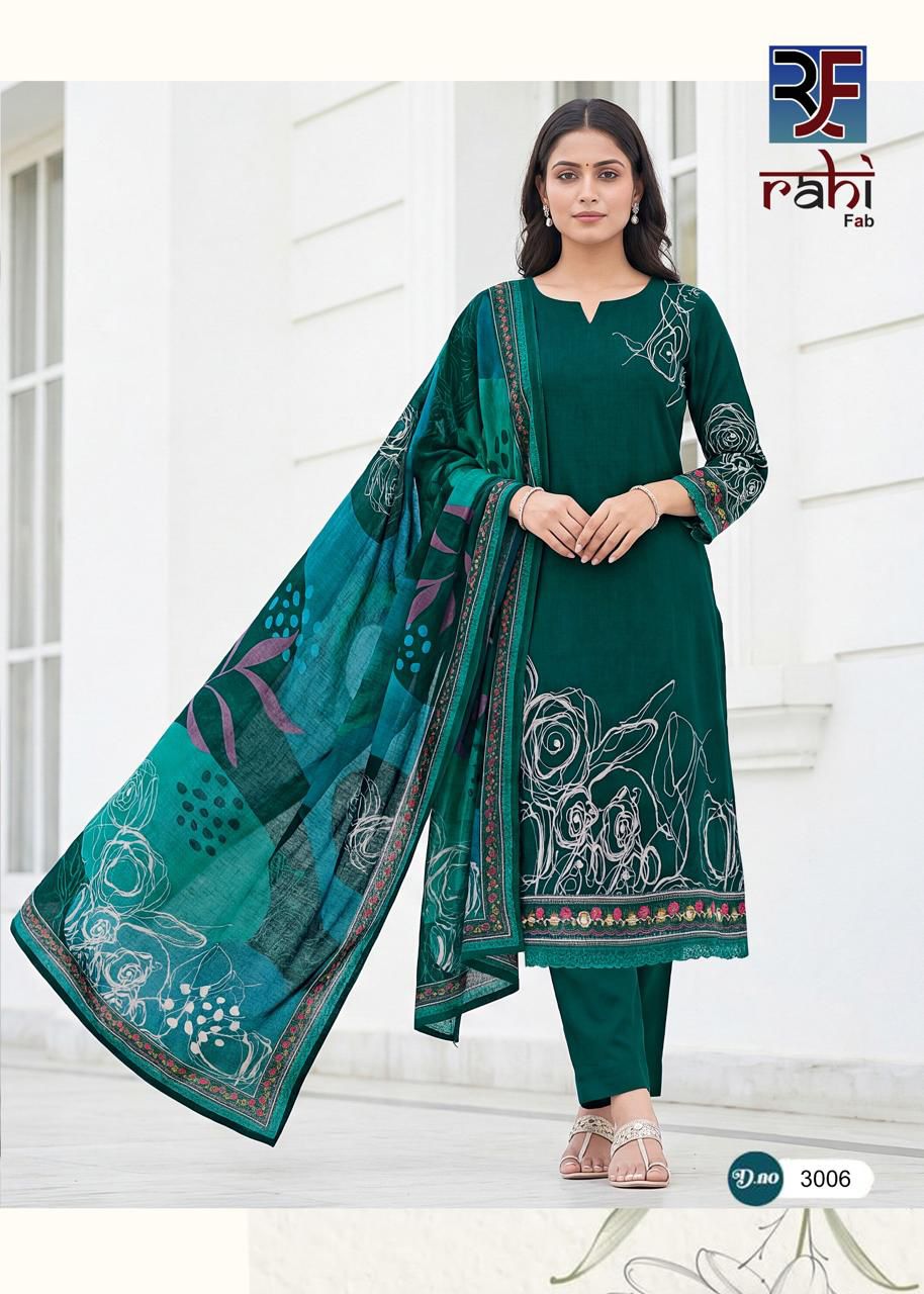 Rising Silver Vol 3 Rahi Fab Cotton Karachi Salwar Suits Wholesale