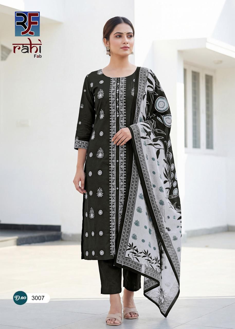Rising Silver Vol 3 Rahi Fab Cotton Karachi Salwar Suits Wholesale