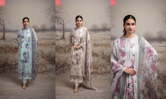 Risso Naariti Cotton Pant Style Suits Wholesale