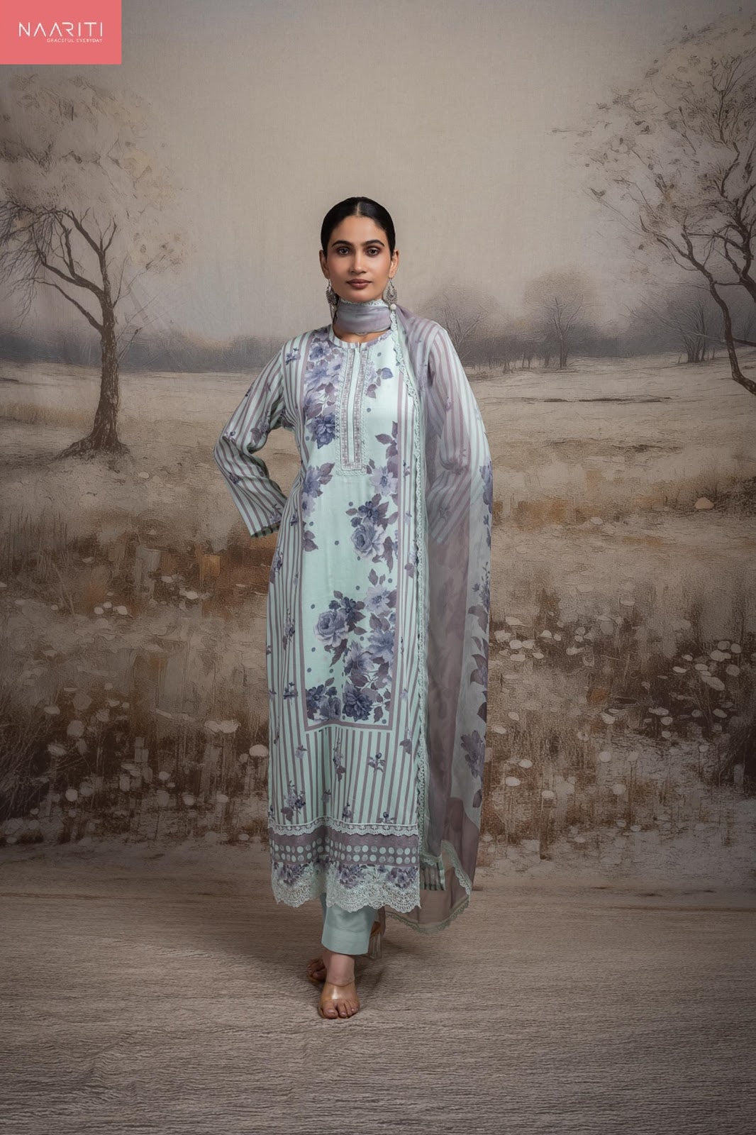 Risso Naariti Cotton Pant Style Suits Wholesale