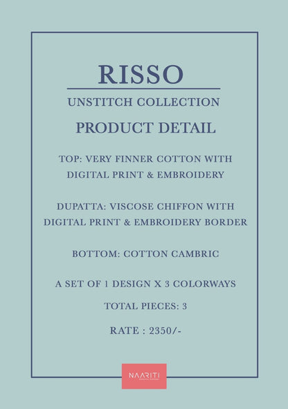 Risso Naariti Cotton Pant Style Suits Wholesale