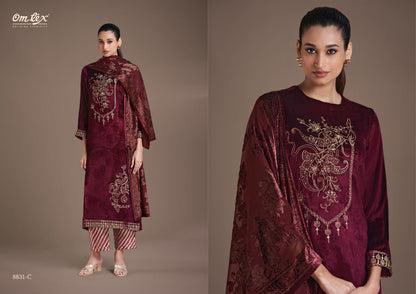 Ritha Vol 21 Omtex Velvet Suits Supplier Gujarat
