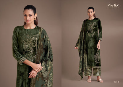 Ritha Vol 21 Omtex Velvet Suits Supplier Gujarat