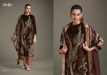Ritha Vol 23 Omtex Velvet Suits Exporter Ahmedabad