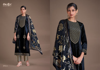 Ritha Vol 24 Omtex Velvet Suits Supplier Gujarat