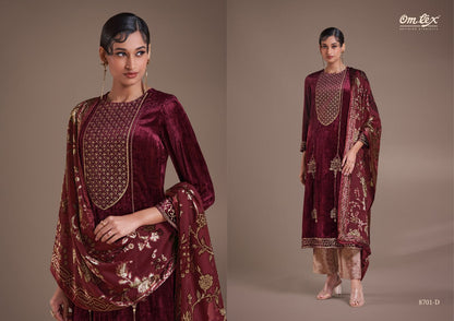 Ritha Vol 24 Omtex Velvet Suits Supplier Gujarat