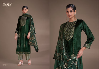 Ritha Vol 24 Omtex Velvet Suits Supplier Gujarat